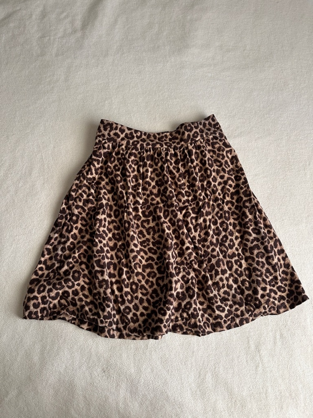 Tom Tailor Leopard Print Viscose Skirt